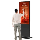 Wifi Touch screen Digital Signage Kiosk 55 Duim Vloer Bevindende Lcd Adverterende Speler