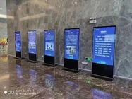 Digitale Signage van het Wifitouche screen Kiosk 85 Duimvloer die Lcd Adverterende Speler bevinden zich