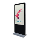 43 duimlcd verticale digitale signage van de het schermvertoning kiosk op wielen voor bureauhal