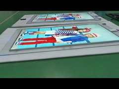 Slanke dubbelzijdige digitale signage LCD-scherm met hoge helderheid