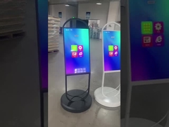 32“ Mobiele Digitale Menuraad voor Signage van Android van het Restaurantwinkelcomplex LCD Navulbare Macht Su