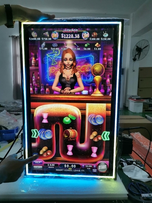 PCAP touchscreen LCD-monitor grootte van 10,1 inch tot 98 inch met ingebouwde kleurrijke LED-lichten voor game machine