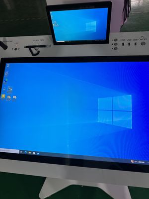32' Windows Interactief PCAP LCD Digitaal Display Lectern Smart Double Screen AIO Vergaderingspodium