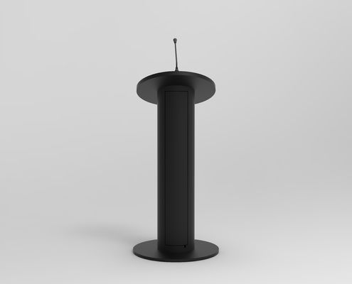 Multimedia digitaal podium 13,3 inch pccap touch lcd podium luidspreker versterker en draadloze microfoon voor vergaderingen