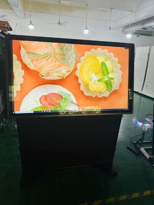 55 inch Stand touchscreen kiosk lcd Pcap monitor met ingebouwde i7 computer