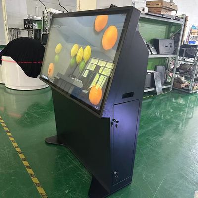 55 inch Stand touchscreen kiosk lcd Pcap monitor met ingebouwde i7 computer