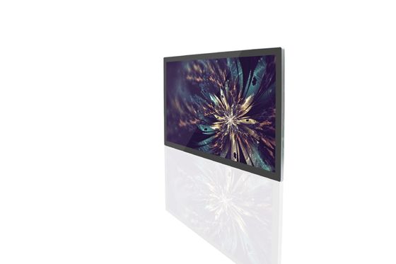 65 inch 4K Ultra HD Muur gemonteerd digitaal signage met 4mm/10mm gespleten randen en infrarood touch panel