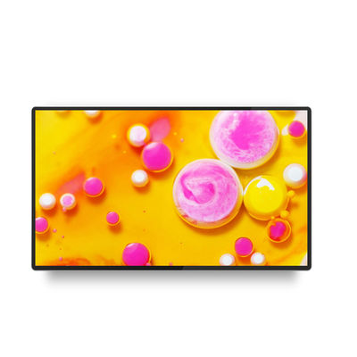 65 inch 4K Ultra HD Muur gemonteerd digitaal signage met 4mm/10mm gespleten randen en infrarood touch panel