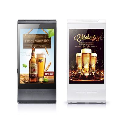 8 inch Tabletop Digitaal Bestel Display LCD-scherm Advertentie Speler met Menu Power Bank