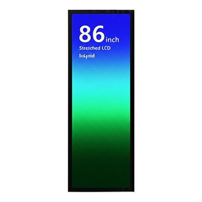 86 inch Stretched LCD-scherm met Android OS en infrarood touchscreen voor verticale installatie