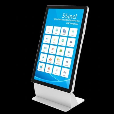 55 inch capacitieve touchscreen kiosk 1920x1080 resolutie 400CD helderheid