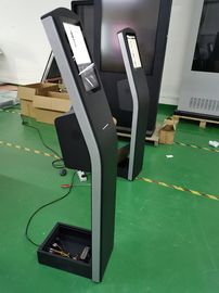 12.1 inch vloer staande capacitieve touchscreen kiosk met THERMAL printer ingebouwde Android of PC OS voor betaling kiosk