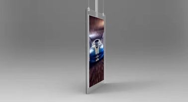 55inch zwart Wit het Systeem Vrij Bevindend Dak die van QLED Android LCD Digitale Signage met het Kader van het Super Slimglas opzetten