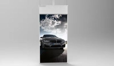 55inch zwart Wit het Systeem Vrij Bevindend Dak die van QLED Android LCD Digitale Signage met het Kader van het Super Slimglas opzetten