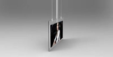 55inch zwart Wit het Systeem Vrij Bevindend Dak die van QLED Android LCD Digitale Signage met het Kader van het Super Slimglas opzetten
