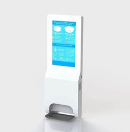 1080P LCD de het Schermmuur zette Digitale Signage 22 duim met de Automaat van het Handdesinfecterende middel op