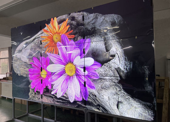 Binnen450cd 2X3 die LCD Videomuur 46 Duim WLED Backight verbindt