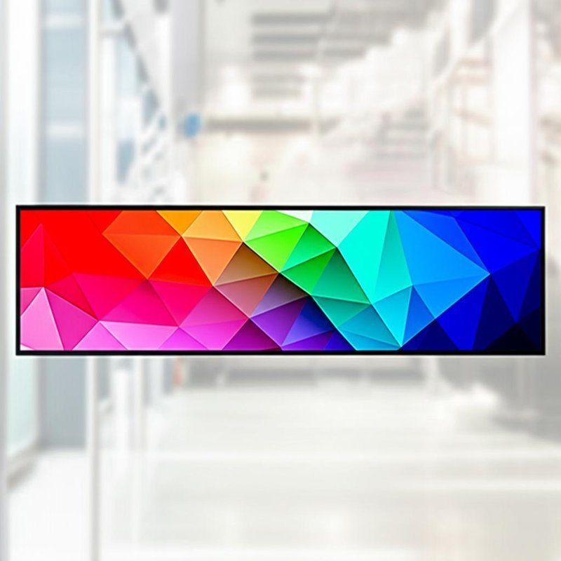 86 inch Uitgerekte LCD-scherm met 1920*1080 resolutie en 400CD/M*2 helderheid voor hotelbar en commercieel gebruik