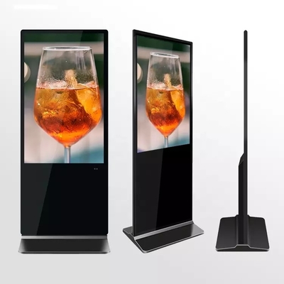 50inch binnenandroid-de Kiosklcd van het Vloer Bevindende Touche screen Digitale Signage