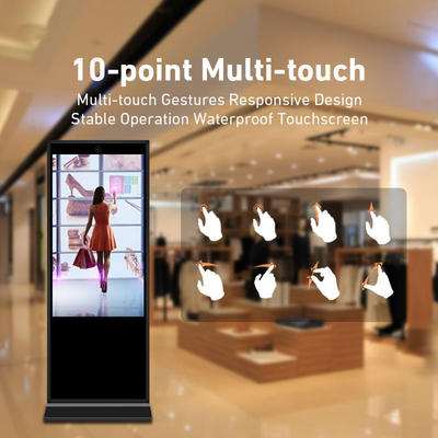 55 inch LCD-reclamekiosk 400cd / M2 USB-interface Digital Signage LCD-scherm: