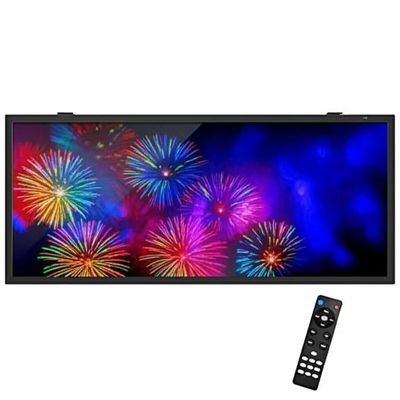 88 inch aangepaste Bar LCD Poster met USB-interface en afstandsbediening voor digitale bewegwijzering