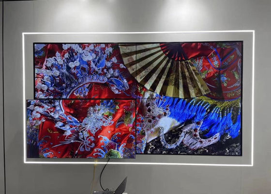 49in 1920x1080 3.5mm Vattings Multicomité Videomuur Gespleten TV 4K LCD