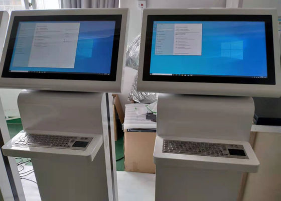 Vrije Bevindende Kioskmultimedia die speler witte RS232 met Toetsenbord adverteren