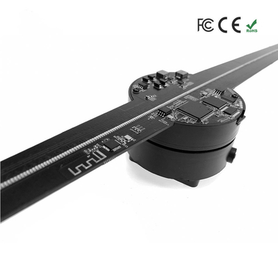 1024pcs van het LEIDENE leidde de de ventilator65x2 3D holografische vertoning LICHTENhd WIFI Hologram reclameventilator