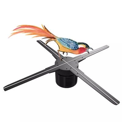 Leidde Holograma Hoge resolutie 75cm Wolkencontrole die de Holografische vertoning van Wifi verbinden 3D Ventilator van Holograma